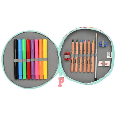 Astuccio Peppa Pig Cosy Corner Rotondo Azzurro Chiaro (18 Pezzi) - Foto 2