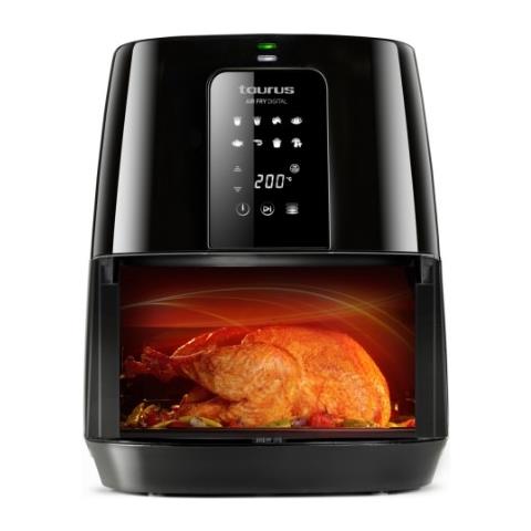 Air Fry Digital Singolo 3,5 L Indipendente 1300 W Friggitrice ad aria calda Nero - Foto 2