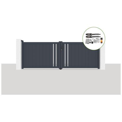 Cancello Battente Elettrico 3,5x1,2m Giona + Motorizzazione Tanker B700 - Foto 1