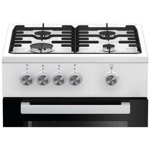 Cucina Gas FSG52000DWC 4 Fuochi a Gas Forno Gas Dimensioni 50 x 60 cm Colore Bianco Serie b100 - Foto 2
