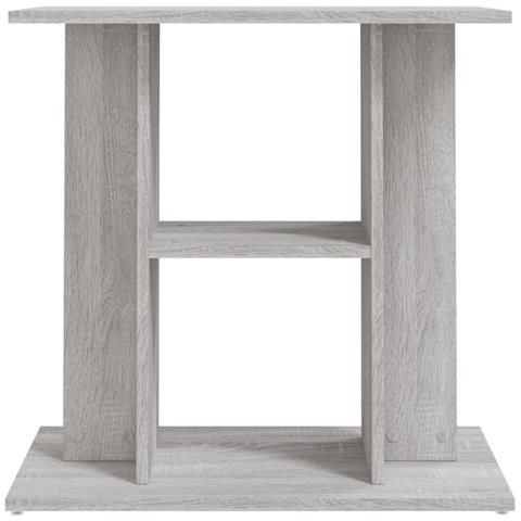 Supporto Acquario 60x30x60cm in Legno Multistrato Grigio Sonoma - Foto 2