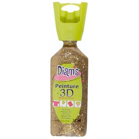 Vernice 3d Multisuperficie 74 Ml - Dorato Con Glitter - Foto 1
