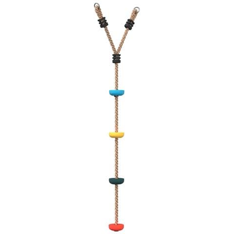 Altalena Con Corda A Disco Per Bambini Con 4 Pioli Multicolore - Foto 2