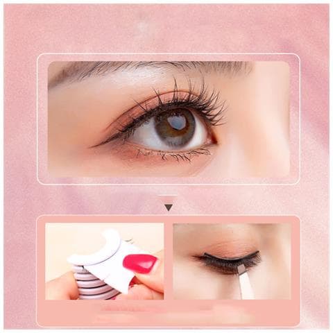 Strisce Di Nastro Per Ciglia Autoadesive - Non Serve Colla Black - Foto 5