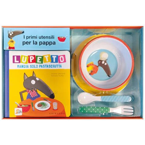 Orianne Lallemand - A tavola! Lupetto. Amico lupo. Ediz. a colori. Con set per la pappa - Foto 1