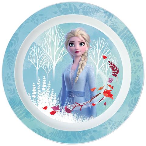 Piatto Piano Originale Frozen Per Bambini In Plastica Riutilizzabile. - Foto 1