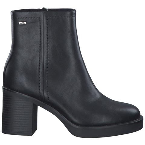 Black Casual Closed Booties Stivaletti Sintetico E Tessile Scarpe Donna Nero Eu 40, 5-25324-41 001 - Foto 2