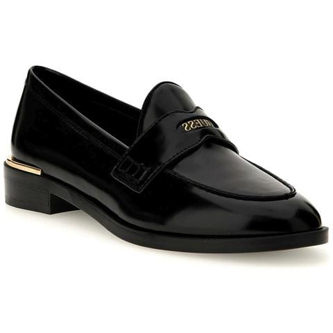 Kaine Loafers Mocassino Pelle Di Mucca Scarpe Donna Nero Eu 36, Fltkni Ele14 Black - Foto 2