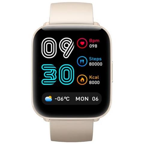 Mibro Smartwatch Orologio Fitness Tracker Bluetooth C2 Crema White Per Smartphone Ios Android - Foto 2