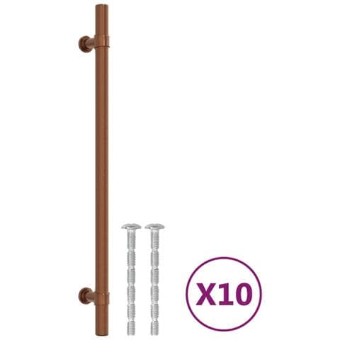 Maniglie Per Mobili 10 Pz Bronzo 224 Mm In Acciaio Inox - Foto 2