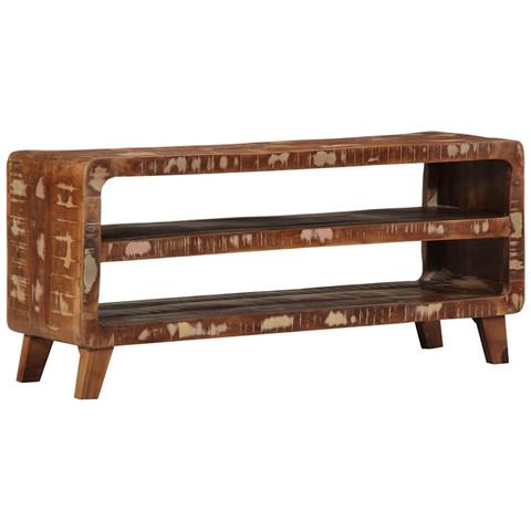 Mobile Porta Tv 105x46x32 Cm In Legno Massello Di Recupero - Foto 1