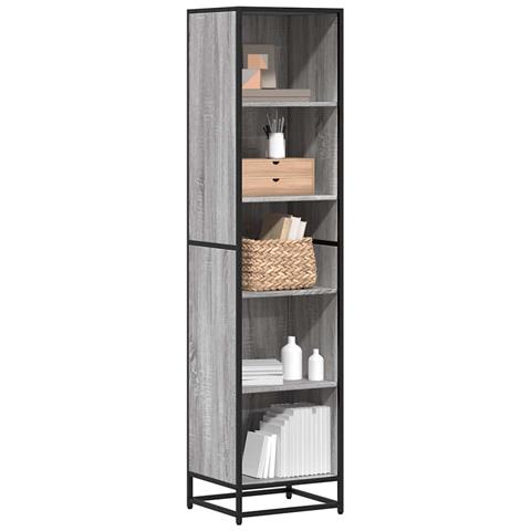 Libreria Grigio Sonoma 40x35x170,5 Cm In Legno Multistrato - Foto 1