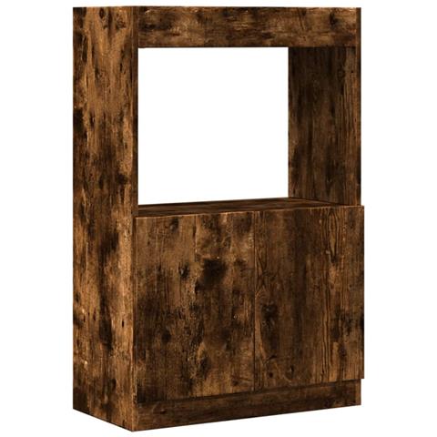 Credenza Rovere Fumo 63x33x100 Cm In Truciolato - Foto 2