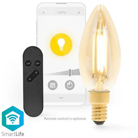 Lampadina Connessa Wi-fi Led 5w 470lm E14 Smartlife A Forma Di Candela, Bianco - Foto 5