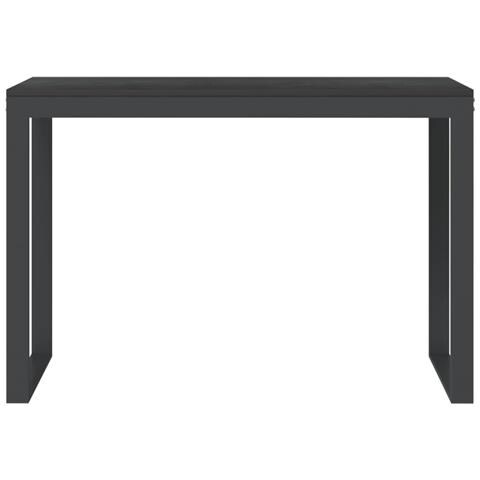 Lusso Casadino -  Scrivania Per Computer Nera 110x60x73 Cm In Legno Multistrato - Foto 2