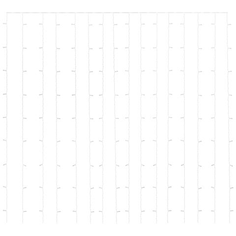 Lusso Casadino - Tenda Luci A Ghiaccioli 3x3m 300 Led Blu 8 Funzioni - Foto 2