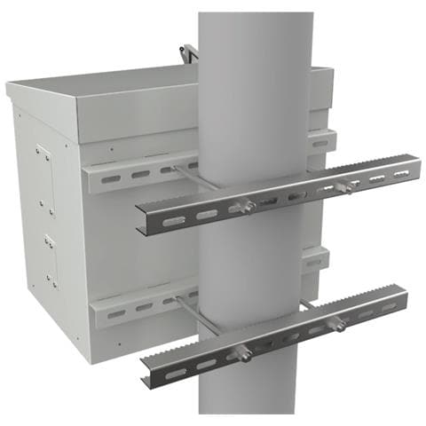 Armadio Rack 19" Fissaggio a Palo P 425 mm IP66 Midi - Foto 2