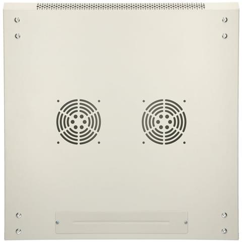 Extralink Armadio per montaggio su rack 9U 600x450 ASP Grigio fissaggio al muro, porta di metallo, Da parete, 9U, 55 kg, Lucchetti, Griglie, Grigio - Foto 7