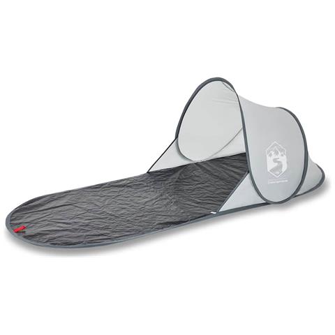 Tenda da Spiaggia Pop-Up Grigia Impermeabile - Foto 1