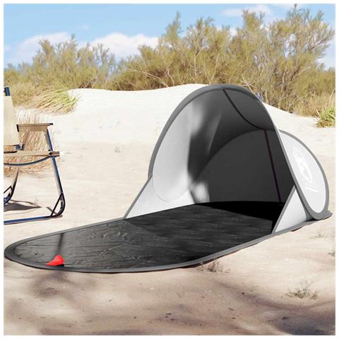 Tenda da Spiaggia Pop-Up Grigia Impermeabile - Foto 2