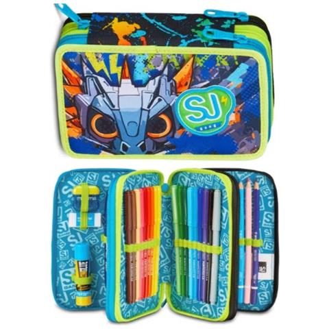 Astuccio 3 Zip Sj Gang Led Look Boy - Foto 1