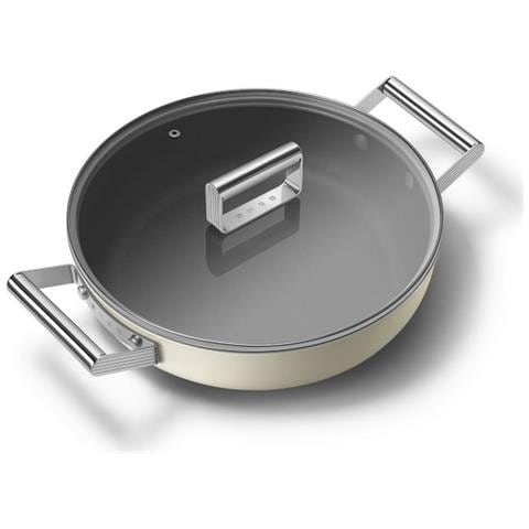 Padella Per Saltare In Crema Opaca 28 Cm + Coperchio - Dpf2812crm - Foto 1