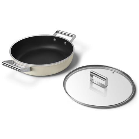 Padella Per Saltare In Crema Opaca 28 Cm + Coperchio - Dpf2812crm - Foto 5
