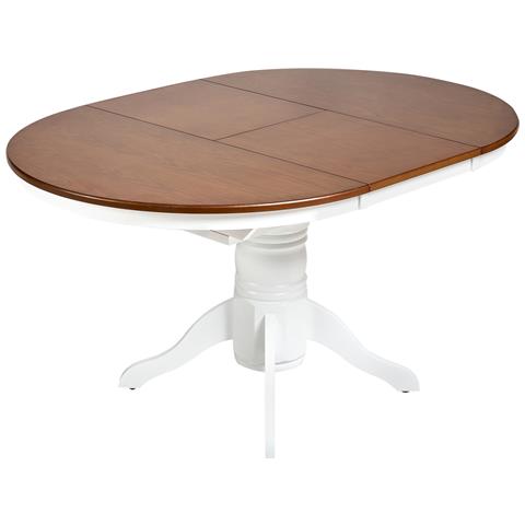 Tavolo Da Pranzo Estensibile Akron Frassino Marrone 106/150 Cm 106 Cm Legno - Foto 2