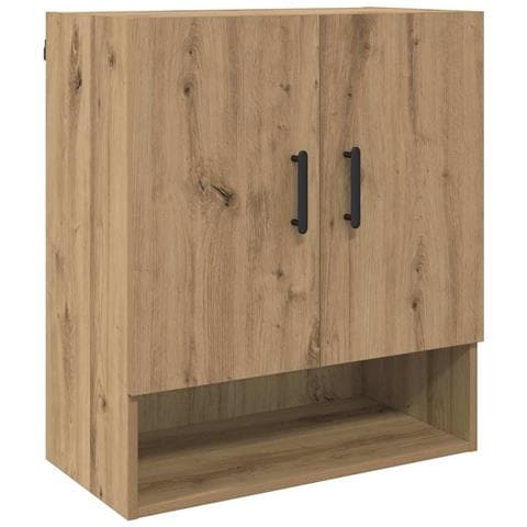 Armadietto a muro rovere artigianale 60 x 31 x 70 cm - Foto 1
