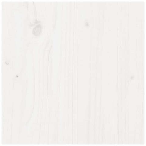 Struttura del letto Bianco 75 x 190 cm Pino massello - Foto 9