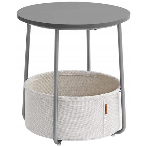 Comodino con cestino, tavolo rotondo, tavolino laterale - Foto 5