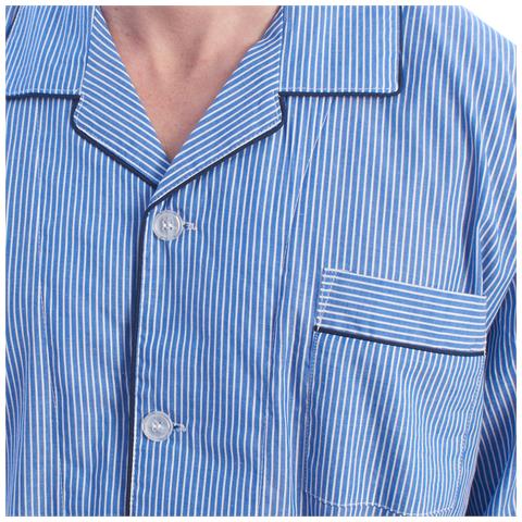 Pigiama Da Uomo In Popeline Di Cotone Klp5 - Foto 4