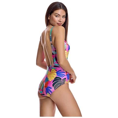 Costume Da Bagno Scollo A V W250771 Donna - Foto 3