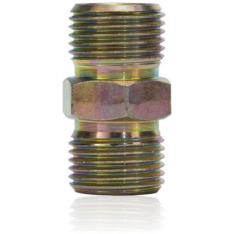 Zoccolo Di Estensione Per Tubo Airless Gz 3/8"" - Acciaio Inox, 400 Bar | Filettatura Doppia, Sigillo 60° | Verniciatura Industriale - Foto 1