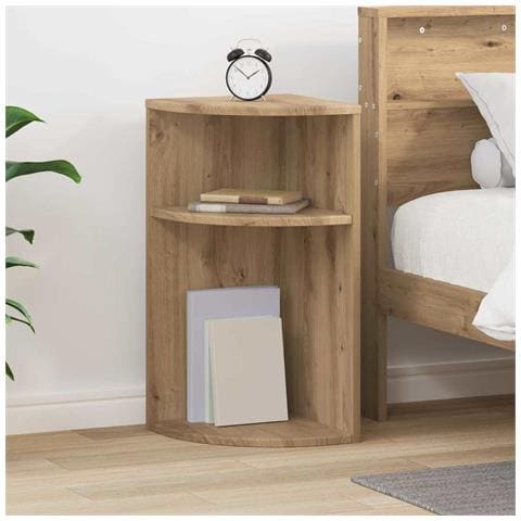 Tavolino Rovere artigianale 29,6 x 29,6 x 60 cm - Foto 2