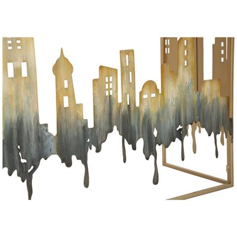 Tavolo Consolle Natura 1-multicolore-metallo-110x38,5x81 Cm - Foto 8