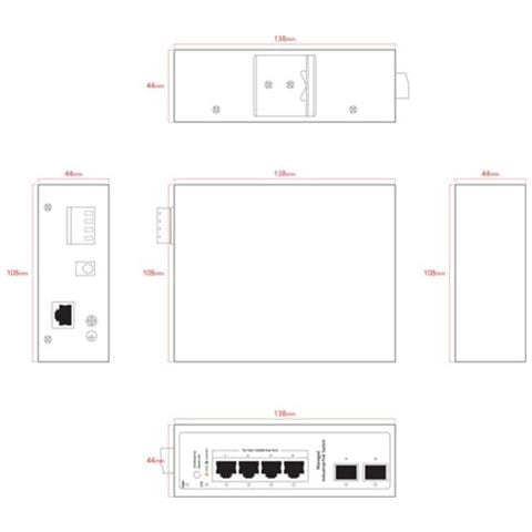 ELECTRA-IM04-1GB switch di rete - Foto 2