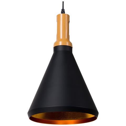 Lampadario A Sospensione Nero / oro Mackenzie - Foto 30