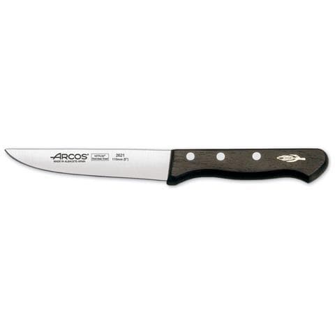 Serie Atlantico - Coltello da Verdura - Lama Acciaio Inossidabile Nitrum 100 Mm - Manico Legno Palissandro Colore Marrone - Foto 1