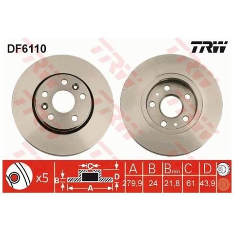 2 Dischi Freno Df6110 - Foto 1