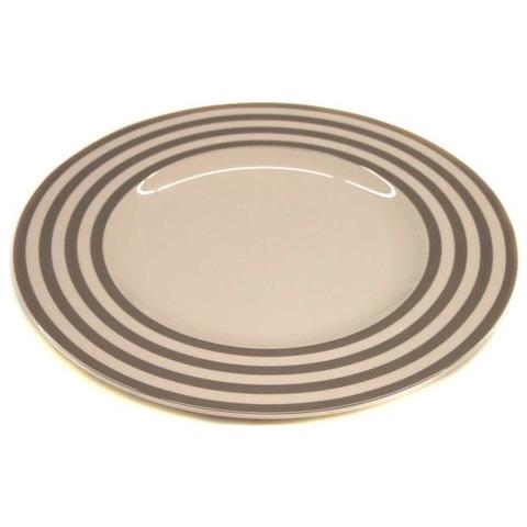 Piatto Piano Cm 29 Freshness Line Taupe Porcellana - Foto 1