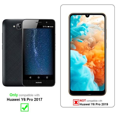 Custodia Compatibile Con Huawei Y6 Pro 2017 In Nero - Coperchio Protettivo In Silicone Tpu Flessibile - Foto 10