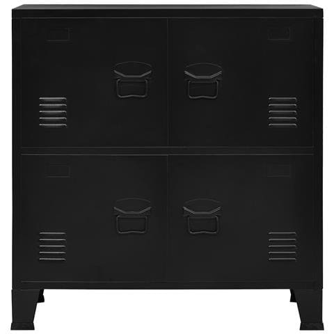 Armadio Classificatore Industriale Nero 75x40x80 cm in Acciaio - Foto 2