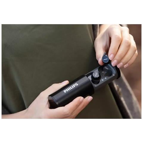 Ear Pods Sport TAST702BK / 00 True Wireless con Custodia di Ricarica Colore Nero - Foto 5