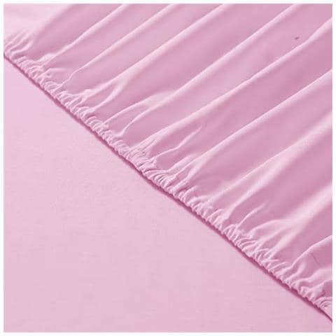 Lenzuola Con Angoli Vision Rosa 200x200 - 100% Cotone - Con Altezza Da 30 Centimetri - Foto 2