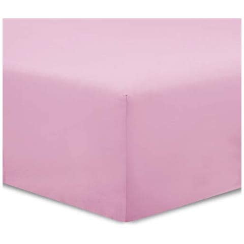 Lenzuola Con Angoli Vision Rosa 200x200 - 100% Cotone - Con Altezza Da 30 Centimetri - Foto 1
