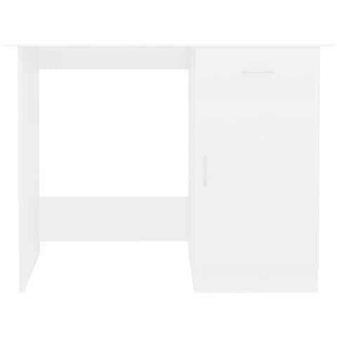 Scrivania Bianca 100x50x76 cm in Legno Multistrato - Foto 8