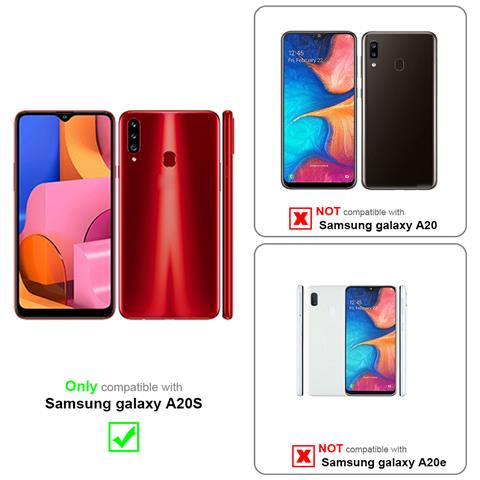 Custodia Compatibile Con Samsung Galaxy A20s In Liquid Nero - Coperchio Protettivo In Silicone Tpu Flessibile - Foto 11