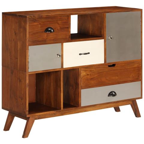 Lettino Prendisole con Cuscino Nero in Textilene - Foto 2