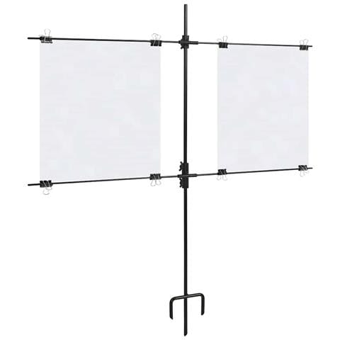 Supporto Bersagli Di Carta Con Fogli Di Tiro 78x76cm Acciaio - Foto 2